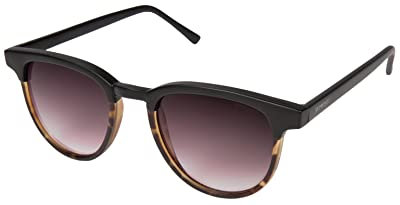 KOMONO Francis Matte Black Tortoise Unisex Rechteckige Cellulosepropionat-Sonnenbrille für Damen und Herren mit UV-Schutz und kratzfesten Gläsern