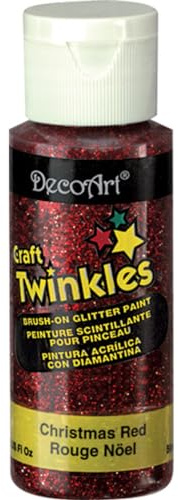 Deco Art Peinture Scintillante Rouge Noël 59 ML