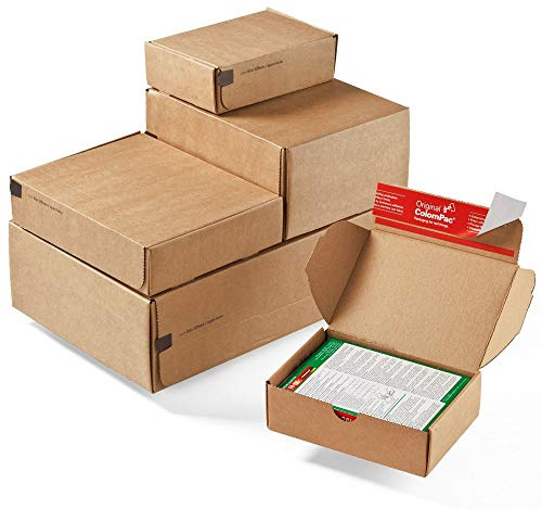 Versandkartons Modulbox 19,2 x 15,5 x 4,3 cm, Havana Stück: 20 Stück [CP080.04]