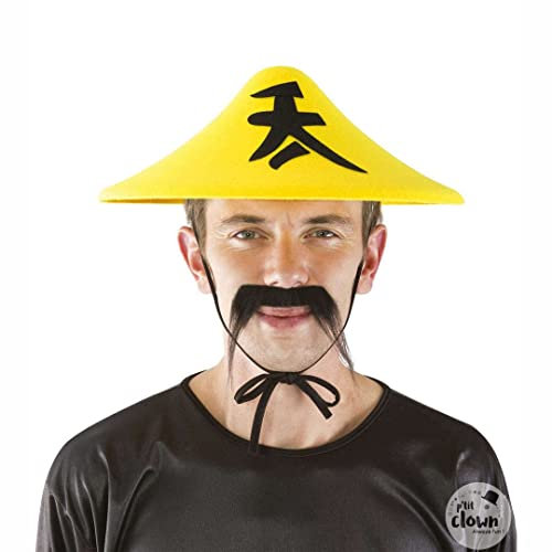 Party Pro 8430039 Fez chinois Chapeau, Jaune
