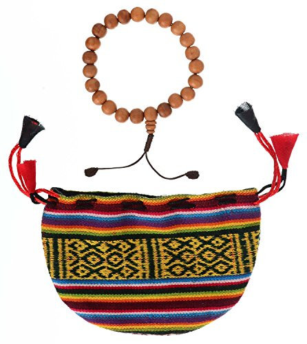 BHUDDHAFIGUREN / Billy Held Hand-Mala Sandelholz 10 mm Mala Armband Powerarmband 3erSet