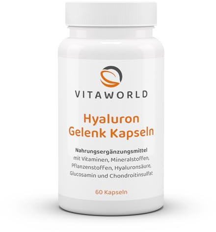 3er Pack Vita World Hyaluron Gelenk 3 x 60 Kapseln Apotheker-Herstellung
