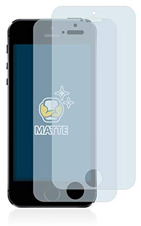 brotect Screen Protector Anti-Glare compatible with Apple iPhone 5 / 5S / 5C / SE 2016 (2 Pack) Screen Protector Matte, Protection Film