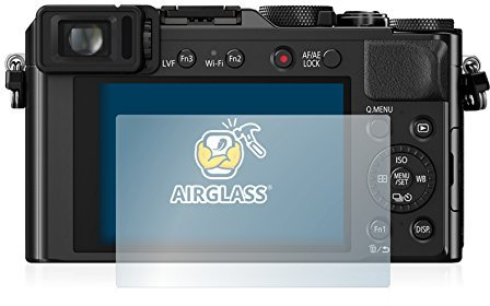 BROTECT Schutzglas für Panasonic Lumix DMC-LX100 Schutzfolie Made in Germany Panzer Folie Glas Displayschutz [Kratzfest 9H, Anti-Fingerprint]
