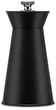 Alessi AJM09 B Pépé Le Moko Macinapepe in PA con Pomolo di Regolazione in Acciaio Inossidabile, Nero