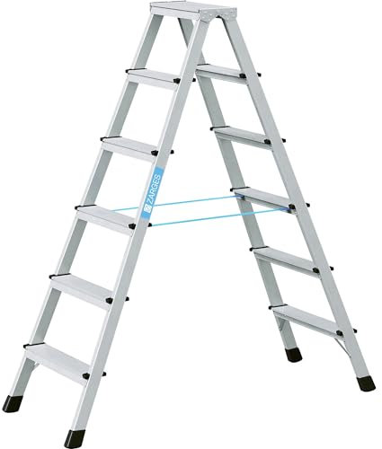 Zarges ZAR41266 Trittstufen, eloxiert, 2 x 6 Sprossen
