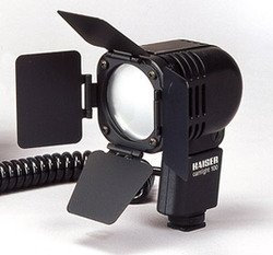 Kaiser Fototechnik camlight 100 – Taschenlampe (Taschenlampe Universal, schwarz, XLR, 1 Lampe (S), Halogen, 12 V)