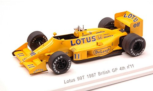 LOTUS 99T S.NAKAJIMA 1987 N.11 4th GR.BRITAIN GP W/DECALS 1:43 Reve Collection Formula 1 Modell Modell die cast