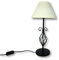 Gerimport - Lampara Sobremesa De Forja Con Pantalla Cónica Altura 42cm Surtido A Elegir 1