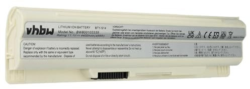 vhbw 1x Akku kompatibel mit Wortmann Terra Mobile BTY-M6E, BP-16G1-32/3200P Notebook (4400 mAh, 11,1 V, Li-Ion)