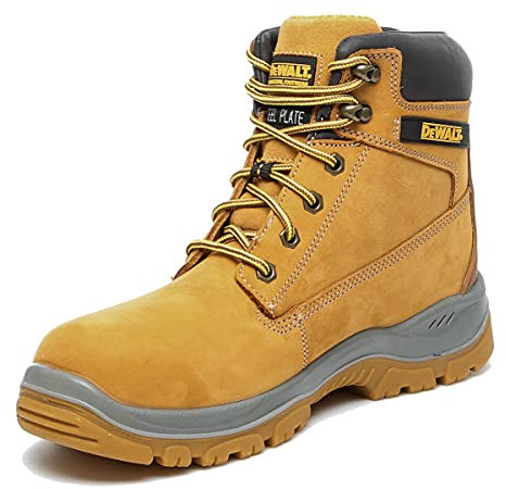 DEWALT Men's Titanium S3 Safety Boots Wheat UK 9 EUR 43, Honey, UK