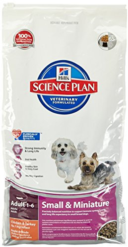 Hill's Hundefutter Small and Miniature Adult, 6.5 kg, 1er Pack (1 x 6.5 kg)