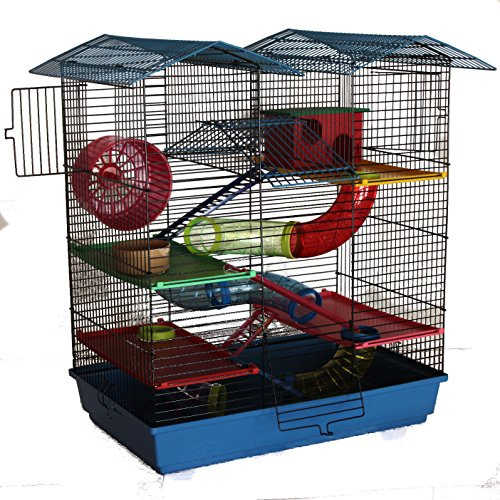 Käfig CH2 Hamsterburg Hamsterkäfig Mäusekäfig CH2 Blau