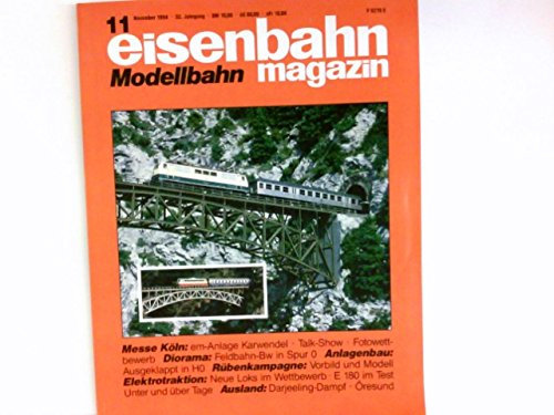 Eisenbahn Magazin Modellbahn Heft 11 / 1994.