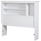 South Shore Vito Bücherregal Kopfteil Pure Black Pure White