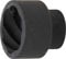 BGS 5268-41 | Spiral-Profil-Steckschlüssel-Einsatz / Schraubenausdreher | 20 mm (3/4) | SW 41 mm
