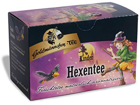 Goldmännchen Kinder Hexentee, Früchtetee, 20 einzeln versiegelte Teebeutel