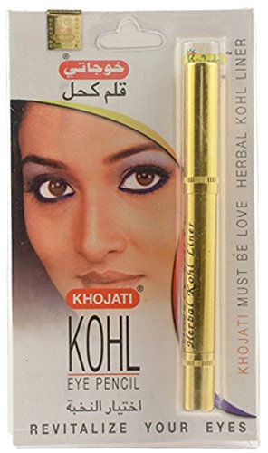 Khojati Herbal Kohl Eye Liner Matita Nero
