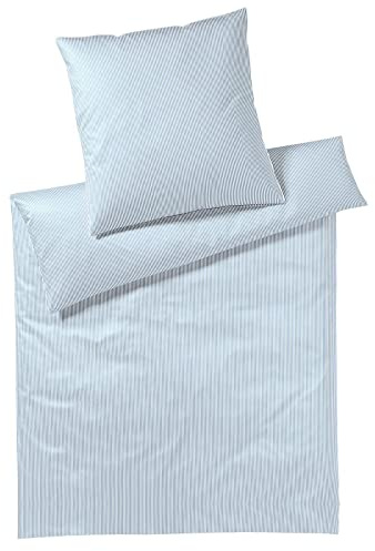 elegante Mako-Satin Bettwäsche Hamburger Streifen