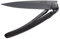 Deejo Leichtgewichtsmesser, Black, 37g, AISI-420 Stahl, Grenadill, Liner-Lock, Mikrofaser-Etui, Gürtelclip