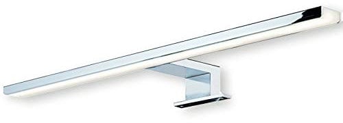 SO-TECH® LED Spiegelleuchte Anbauleuchte Leuchte AALTO Aluminium Stahl chrom poliert | Länge 500 mm | Badleuchte | warmweiß 3000 K | IP44 geprüft | 8W | 230V