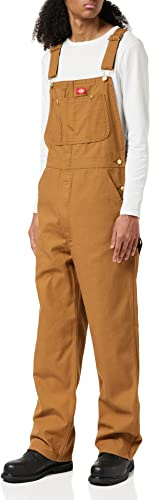 Dickies mens Big Duck Bib Overall, Brown Duck, W48/L30 (Manufacturer Size: W48/L30)