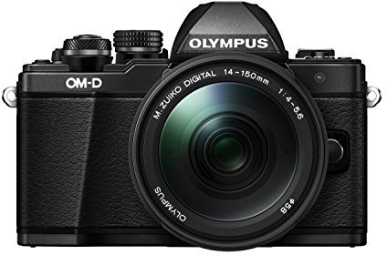 Olympus Telecamera OM-D E-M10 mark II (16 megapixel, stabilizzatore d'immagine VCM a 5 assi, mirino elettronico, con OLED da 2,36 milioni di punti, full-HD, Wi-Fi, involucro metallico), il kit include