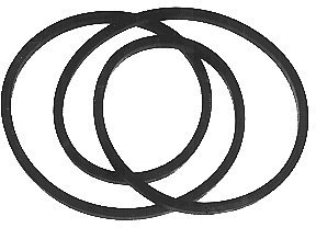 Rotary Rasenmäherriemen Schwarz Flachriemen Passend für selbstfahrende Rasenmäher 754-0637A, 954-0637A, 754-04082 Stens 265-262