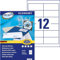 Europe100 Art. ELA039 Adressaufkleber (1.200 Klebeetiketten, 97x42,3mm auf A4, Papier matt, individuell bedruckbar, selbstklebende Adressetiketten, kompatibel zu AVERY 3659) 100 Blatt, weiß
