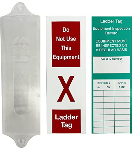 Ladders4Sale Ladder Inspection Tags with Holders x10