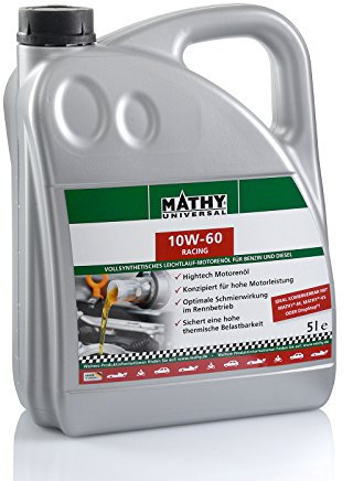 MATHY SAE 10W-60 Racing 5 Liter Motoröl
