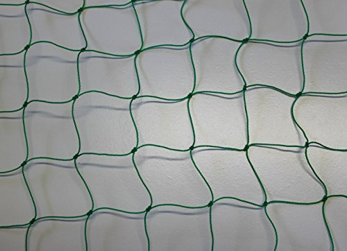 PieloBa Ballnetz - Höhe 5,00 m - grün - Ballfangnetz - Fangnetz - Fußballnetz - Netz - Meterware