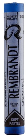 Rembrandt Soft Pastel - Ultramarine Deep 506.7 - Vibrant Premium Pigments - Superior Lightfastness - Made in Netherlands