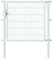 Alberts 647131 Einzeltor Flexo mit Zubehör | verschiedene Breiten und Höhen | feuerverzinkt | Breite 125 cm | Höhe 120 cm
