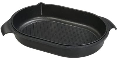 Original Gundel GUSSDECKEL/GRILLPFANNE, INDUKTION, 32 x 22 cm, Titan-Keramik-Oberfläche