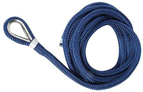 Osculati Stainless Steel Mooring Line with Bullet – Blue