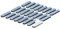 GLEITGUT 24 feltrini in teflon, autoadesivi, 38 x 10 mm, in PTFE, rettangolari