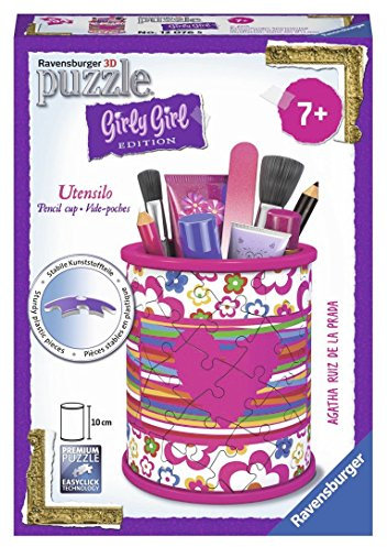 Ravensburger 12076 - 3D Puzzle Girly Girl Edition Utensilo Agatha Ruiz de la Prada