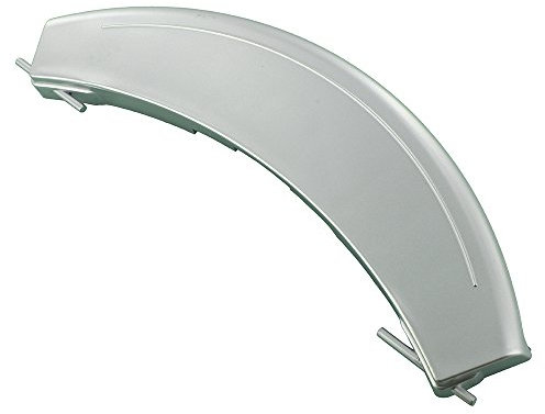 Paxanpax Kunststoff Waschmaschinentürgriff kompatibel mit BSH Bosch WAE Maxx 7 VarioPerfect/WM14E iQ300 VarioPerfect Serie, silber, 19-BS-63