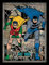 Pyramid International Batman (Comic Montage) 30x40 cm gerahmter Druck, 250GSM PAPERWRAP MDF, Mehrfarbig, 44 x 33 x 4 cm