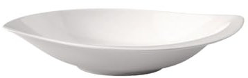 Villeroy & Boch New Cottage Special Serve & Salad Plat creux, 29 cm, Porcelaine Premium, Blanc