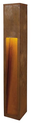 RUSTY SLOT 80, stahl gerostet, E27 ESL, max. 11W, IP44