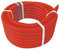 SOMATHERM FOR YOU, Couronne de tube PER gainé rouge Ø16-25m, installation rapide et facile, compatible avec tous raccords PER, idéale pour réseaux d'eau potable et chauffage