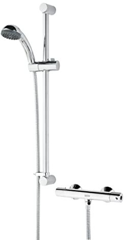 Bristan ZI SHXSMCT C Zing Cool Touch Thermostatic Bar Shower with Single Mode Kit & Standard Connections
