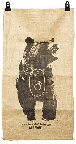 by Beier Germany Zielscheibe Schießsack Bär
