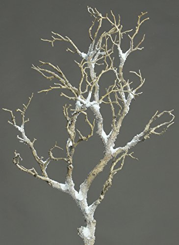 Deko-AST mit Schnee, 90 cm