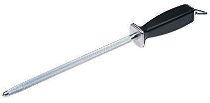 Wetzstahl 38 cm schwarzer eckiger Griff mit Aufhängeöse
