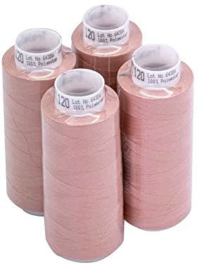 Amann Nähgarn, 100% Polyester, Altrosa, 4X 2500m, 10000
