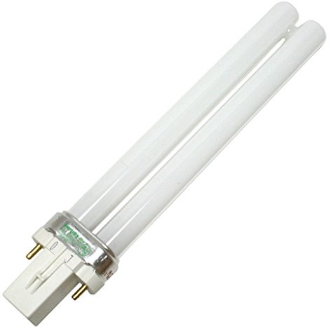 Philips 148676 - PL-S 9W/827/2P Alto Single Tube 2 Pin Base Compact Fluorescent Light Bulb