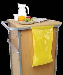 50 Stück Universal gelb Nachttisch-Abfallbeutel 29x42 cm